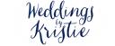 Weddings by Kristie logo